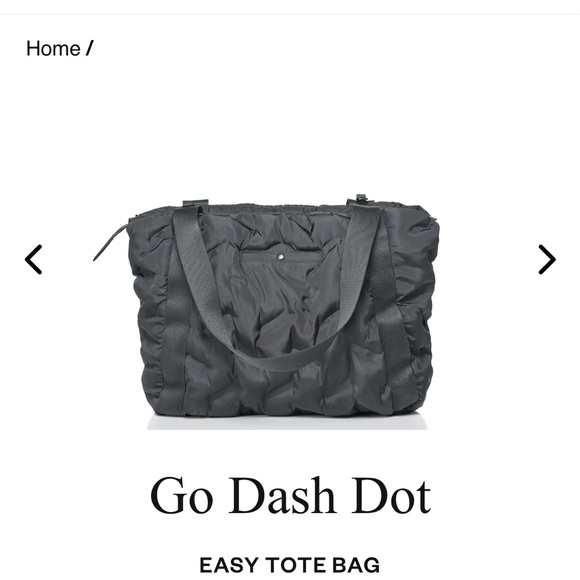 go dash dot bag easy tote puffy bag black - Picture 4 of 9